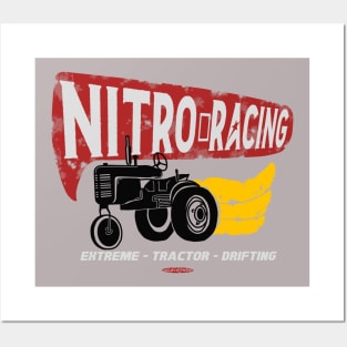 Tractor Drifting Posters and Art